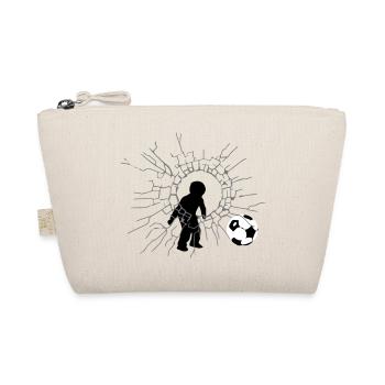 Fußball Junge - Bio-Täschchen - Natur - Vorne