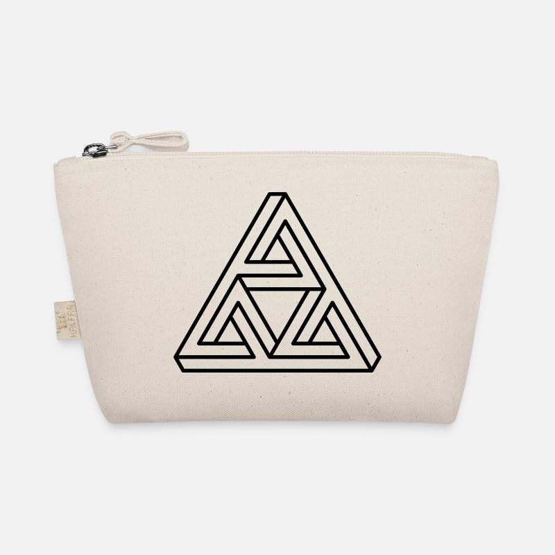 impossible chiffre Hipster géométrie triangle Escher Trousse biologique