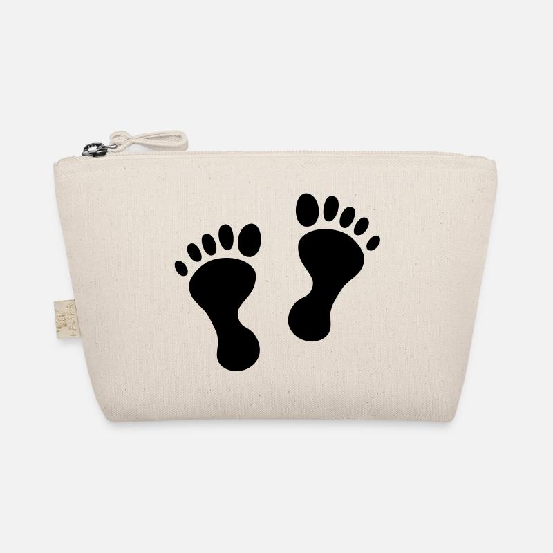 baby feet - Bio-Täschchen - Natur