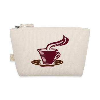 Kaffe Tasse schöner duft liebhaber Geschenk - Bio-Täschchen - Natur - Vorne