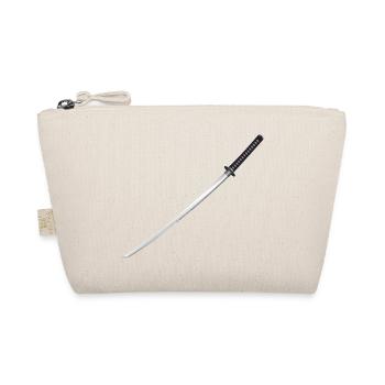japanese katana sword samurai schwert japanisches - Bio-Täschchen - Natur - Vorne