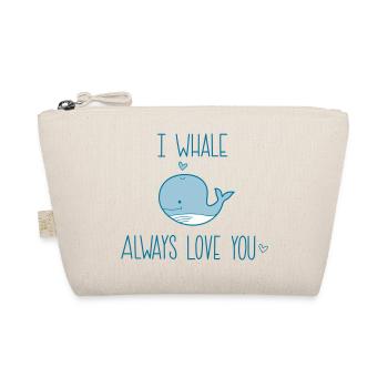 I whale always Love you - Organic Pouch - nature - Front