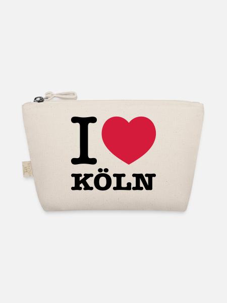 I love Köln - Bio-Täschchen - Natur