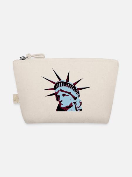 Lady Liberty - Bio-Täschchen - Natur - Vorne