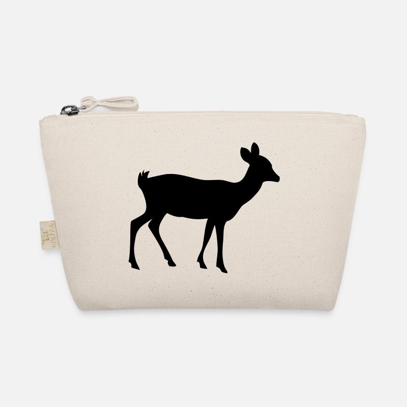 Reh silhouette Bio-Täschchen