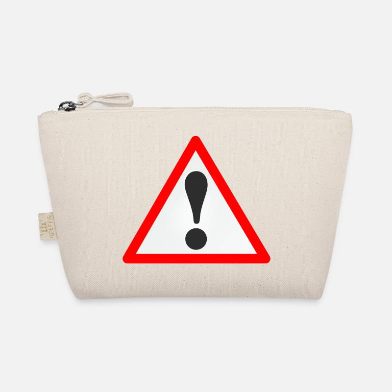 Warning sign / Exclamation mark / Warning / Attention Organic Pouch