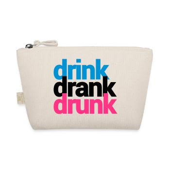 drink drank drunk - Bio-Täschchen - Natur - Vorne