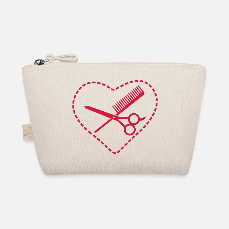 Peigne et ciseaux en coeur / peigne et ciseaux Trousse biologique