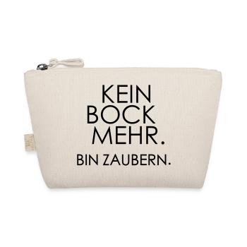 Kein Bock mehr, bin zaubern – Lustiger Quote - Bio-Täschchen - Natur - Vorne