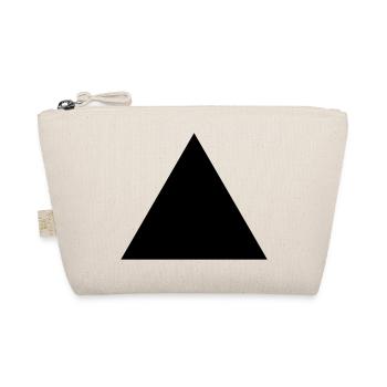 Minimalistic triangle - Organic Pouch - nature - Front