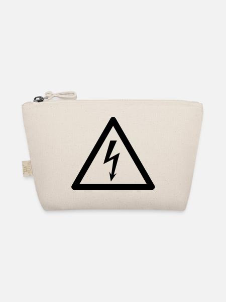 Symbole de danger - à haute tension - Trousse biologique - nature - Devant