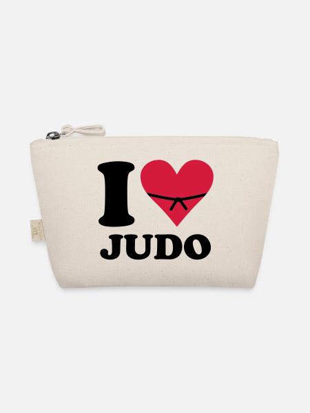 i love judo - Organic Pouch - nature