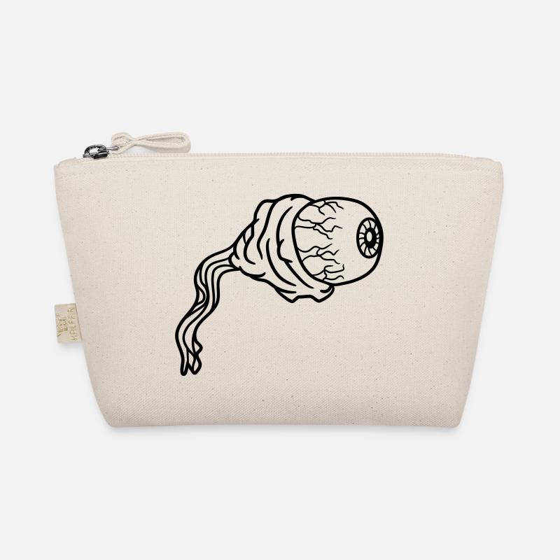 eye ripped out see zombie dead died biohaz Organic Pouch