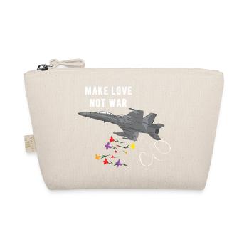 Faire l'amour pas fighter jet bombarder des fleurs - Trousse biologique - nature - Devant