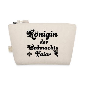 Weihnachtsfeier Weihnachten Königin Geschenk - Bio-Täschchen - Natur - Vorne