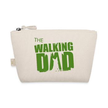 German Shepherd Walking Dad Gift Idea Father Gassi - Organic Pouch - nature - Front