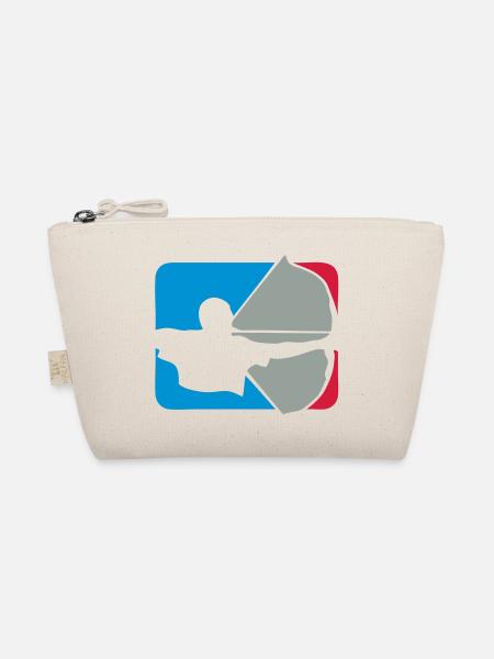 tir arc logo archery bogenschieben drape - Trousse biologique - nature