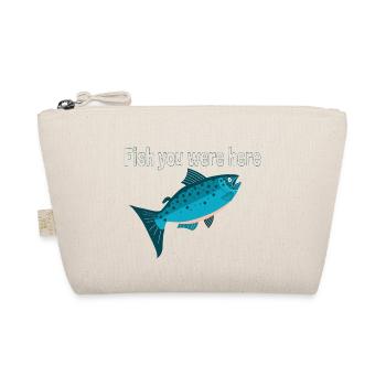 Fischer ohne Fisch lustiges Geschenk für Angler - Bio-Täschchen - Natur - Vorne