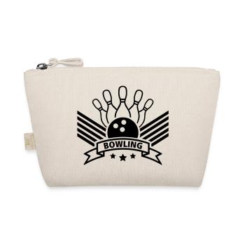 bowling_design_po1 - Bio-Täschchen - Natur - Vorne
