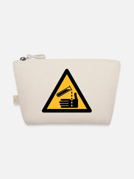 Symbole de danger - Corrosif (2 couleurs) - Trousse biologique - nature - Devant