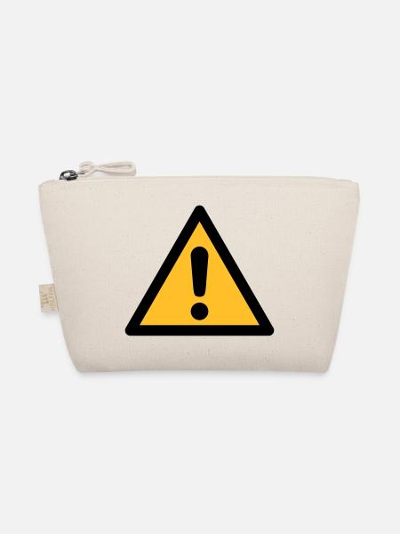 Gefahrensymbol - Allgemeine Danger (2-farbig) - Bio-Täschchen - Natur - Vorne