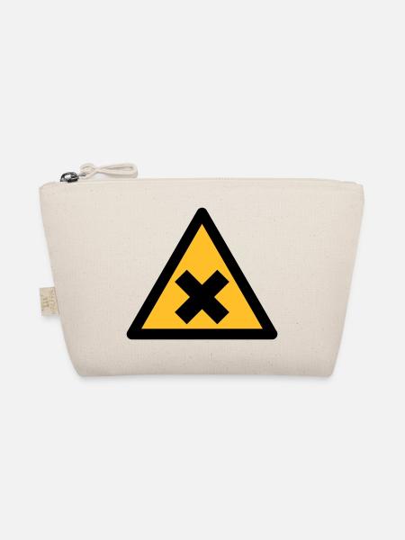 Hazard Symbol - Harmful Substances (2-color) - Organic Pouch - nature - Front