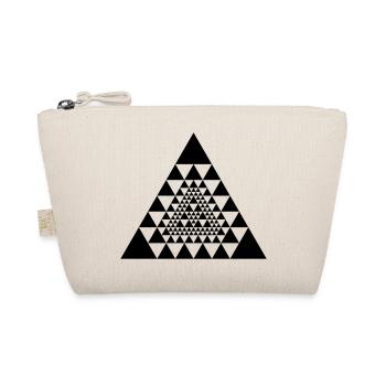Azteken Inka Maya Dreieck Design - Bio-Täschchen - Natur - Vorne