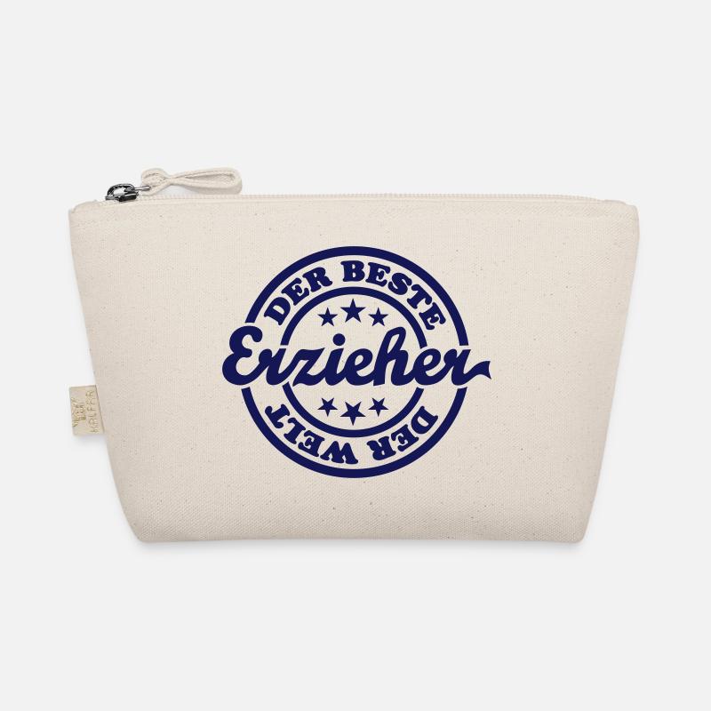 Bester Erzieher (Stempel) Bio-Täschchen