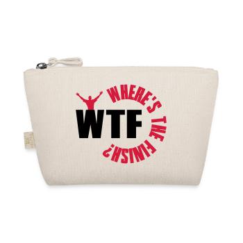 WTF? Where is the finish - Bio-Täschchen - Natur - Vorne