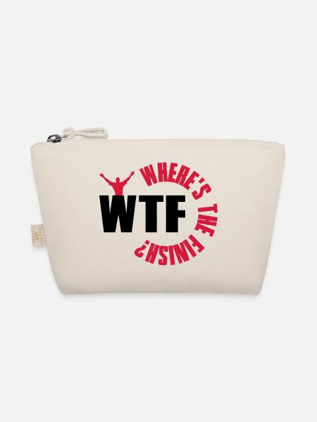 WTF? Where is the finish - Bio-Täschchen - Natur - Vorne