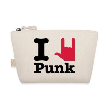 i love punk - Organic Pouch - nature - Front