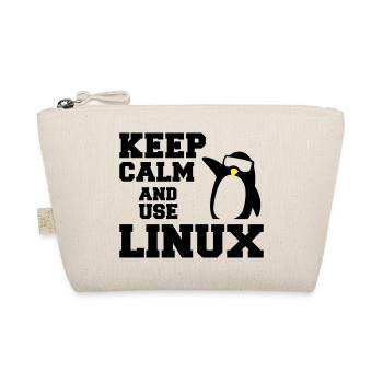 Ruhe bewahren Verwendung linux - Bio-Täschchen - Natur - Vorne