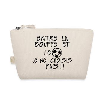 entre bouffe football choisi pas citation - Trousse biologique - nature - Devant