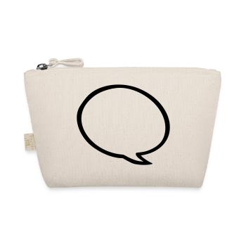 speech bubble - Organic Pouch - nature - Front