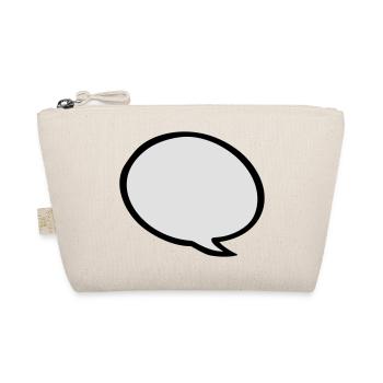 speech bubble - Organic Pouch - nature - Front