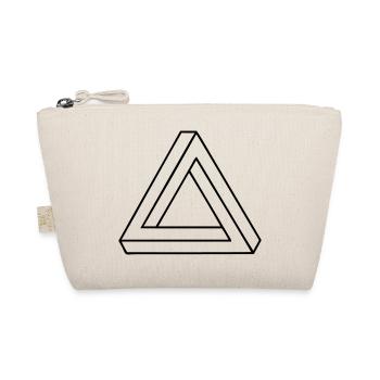 Penrose Dreieck hipster symbol - Bio-Täschchen - Natur - Vorne