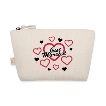 Just Married Design - Bio-Täschchen - Natur - Vorne