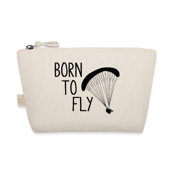 Born to fly - Organic Pouch - nature - Front
