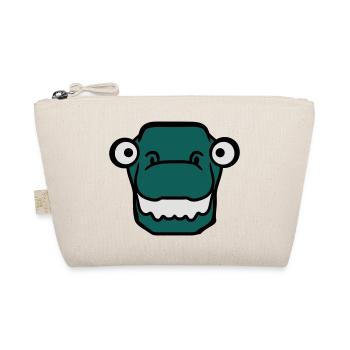 Drôle drôle de tête T-Rex - Trousse biologique - nature - Devant