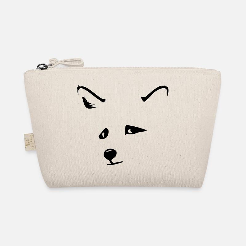 Fuchskopf / fox head (1c) Bio-Täschchen