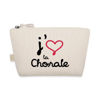 J'aime la Chorale - Organic Pouch - nature - Front