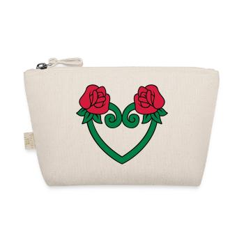 Coeur de fleur de rose 3c - Trousse biologique - nature - Devant