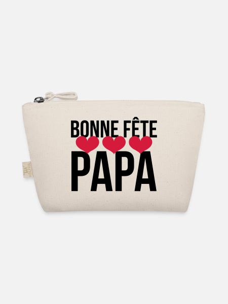 Bonne Fête Papa - Trousse biologique - nature - Devant