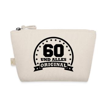 60 und alles Original! - Bio-Täschchen - Natur - Vorne