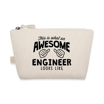 awesome engineer looks like - Organic Pouch - nature - Front