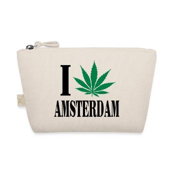 I love amsterdam - Organic Pouch - nature - Front