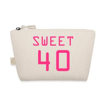 40 / anniversaire / Sport / Fête / quarante - Trousse biologique - nature - Devant