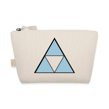 Hipster Triangle - Bio-Täschchen - Natur - Vorne