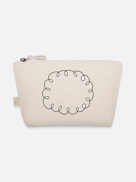Squiggle speech bubble - Organic Pouch - nature - Front