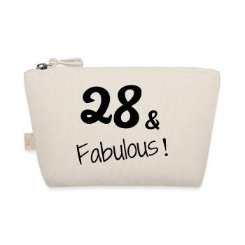 28 / geburtstag / Sport / birthday / - Bio-Täschchen - Natur - Vorne